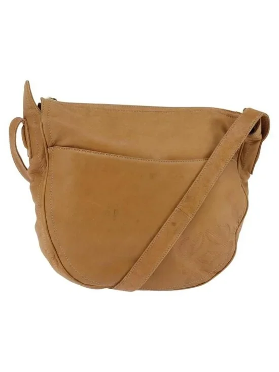 Authentic LOEWE Anagram Shoulder Bag Leather Brown Gold - Picture 1 of 16